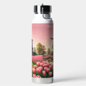 Aangepaste Naam Nederland Windmolens Waterfles (Links)