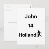 Aangepaste naam Nederlandse atletiekherinnering Briefkaart (Voorkant / Achterkant)