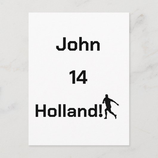 Aangepaste naam Nederlandse atletiekherinnering Briefkaart (Voorkant)