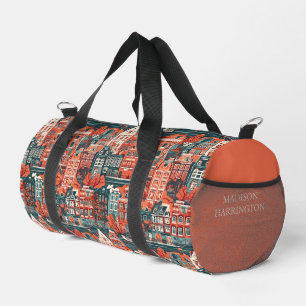 Aangepaste naam Nederlandse huizen Patroon Plunjezak