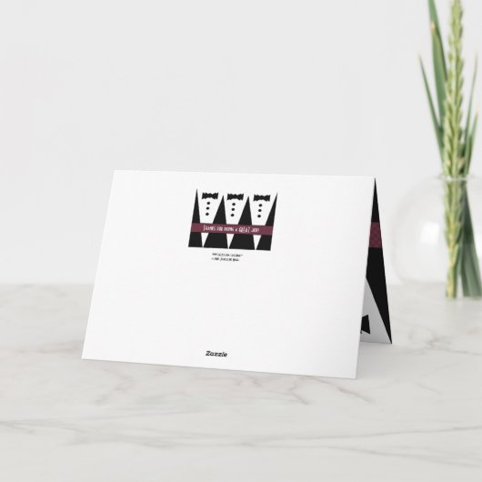 Aangepaste naam NEFJE Usher Bedankt (Achterkant)