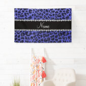 Aangepaste naam: neonblauw glitterblad spandoek (Insitu)