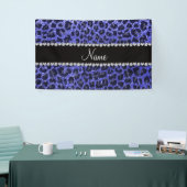 Aangepaste naam: neonblauw glitterblad spandoek (Beurs)
