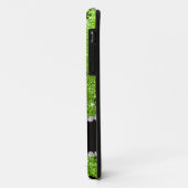 Aangepaste naam neongroene glitterarchie Case-Mate iPhone case (Achterkant/links)