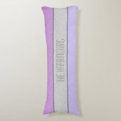 Aangepaste Naam Nep Glitter Bling Lichaamskussen (Voorkant Verticaal)