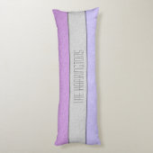 Aangepaste Naam Nep Glitter Bling Lichaamskussen (Achterkant (Verticaal))