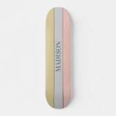 Aangepaste Naam Nep Glitter Bling Persoonlijk Skateboard (Voorkant)