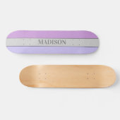 Aangepaste Naam Nep Glitter Bling Persoonlijk Skateboard (Horizontaal)