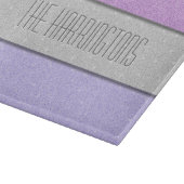Aangepaste Naam Nep Glitter Bling Snijplank (Hoek)
