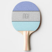 Aangepaste Naam Nep Glitter Bling Tafeltennisbatje (Achterkant)