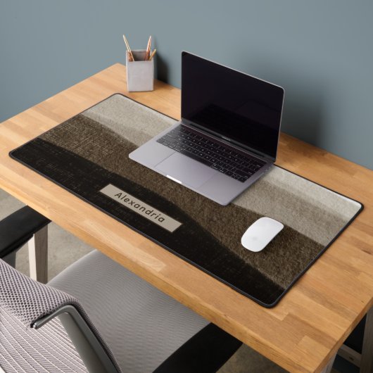 Aangepaste Naam Neutral Browns Kantoor Gift Deskma Bureaumat (Kantoor 2)