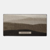 Aangepaste Naam Neutral Browns Kantoor Gift Deskma Bureaumat (Voorkant)