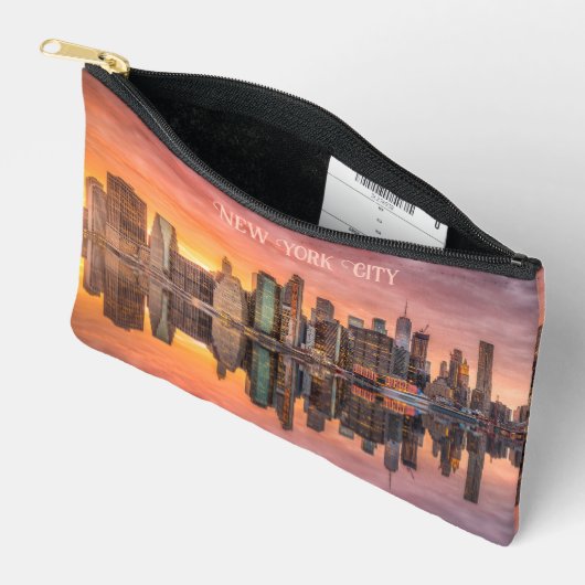 Aangepaste naam New York City Skyline Etui (Open)