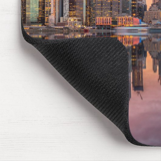 Aangepaste naam New York City Skyline Muismat (Hoek)