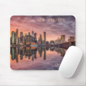 Aangepaste naam New York City Skyline Muismat (Met muis)