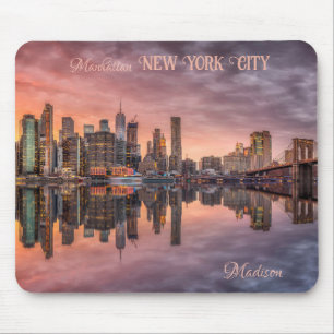 Aangepaste naam New York City Skyline Muismat