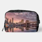 Aangepaste naam New York City Skyline Toilettasje (Achterkant)