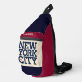 Aangepaste naam New York City Sling Bag (Rechterhoek)
