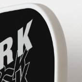 Aangepaste naam New York Typografie Pickleball Paddle (Links Detail)