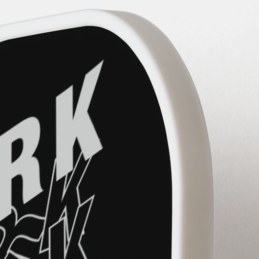 Aangepaste naam New York Typografie Pickleball Paddle (Links Detail)