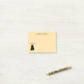 Aangepaste naam Niet Storen Diepe Denkmodus Post-it® Notes (Op bureau)