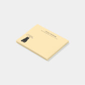 Aangepaste naam Niet Storen Diepe Denkmodus Post-it® Notes (Schuin)