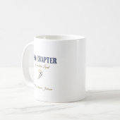 Aangepaste naam nieuwe hoofdstuk executive niveau koffiemok (Voorkant links)