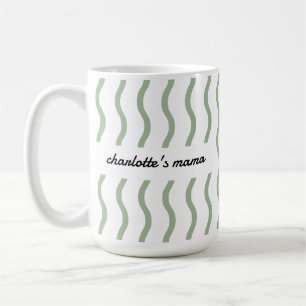 Aangepaste naam Nieuwe moeder Toekomstige moeder N Koffiemok