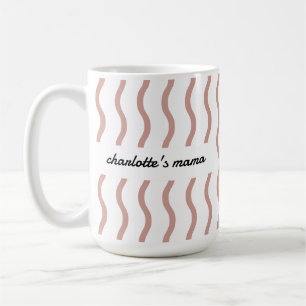 Aangepaste naam Nieuwe moeder Toekomstige moeder N Koffiemok