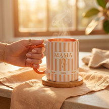 Aangepaste naam nieuwe moeder-vader cadeau koffie