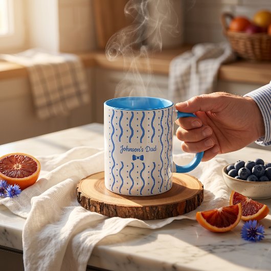 Aangepaste naam nieuwe vader cadeau Vaderdag Mok