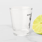 Aangepaste naam "Niveau Up" Zombie Hand schot glas (Links)