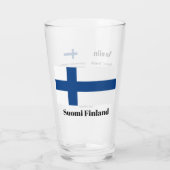 Aangepaste Naam "No niin" Finstalige gezegde defin Glas (Achterkant)