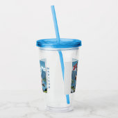 Aangepaste naam Noorse trol Acryl Drinkbeker (Links)