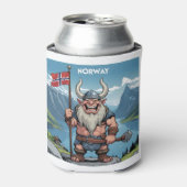Aangepaste naam Noorse trol Blikjeskoeler (Blikje Voorkant)