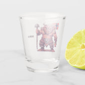 Aangepaste naam Noorse trol Shot Glas (Achterkant)
