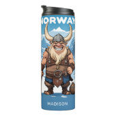 Aangepaste naam Noorse trol Thermosbeker (Geroteerd rechts)