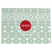 Aangepaste naam Nordic Snowflake Pattern Large Cadeautasje (Achterkant)