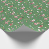 Aangepaste naam Notenkraker Ballet Ballerina Kerst Cadeaupapier (Hoek)