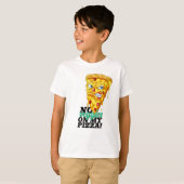 Aangepaste naam nr. Veggies Pizza T-Shirt (Voorkant volledig)