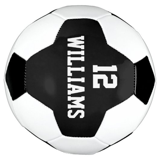 Aangepaste naam nummer gepersonaliseerd voetbal (Gedraaid)