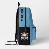 Aangepaste naam, nummer & kleur honkbal bedrukte rugzak (Links)