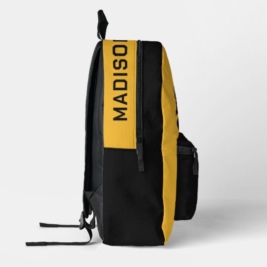 Aangepaste naam, nummer & kleur honkbal bedrukte rugzak (Links)