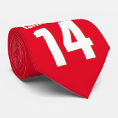 Aangepaste naam, nummer, kleuren. Sportventilatore Stropdas (Opgerold)