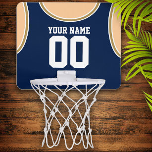 Aangepaste naam/nummer Mini Basketball Hoop Mini Basketbalbord