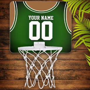 Aangepaste naam/nummer Mini Basketball Hoop Mini Basketbalring