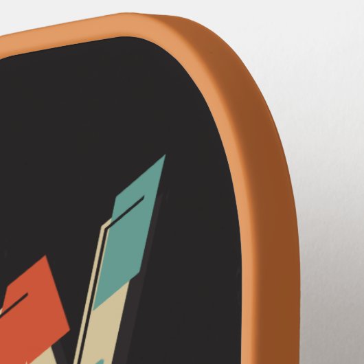 Aangepaste naam NYC Typografie Pickleball Paddle (Links Detail)