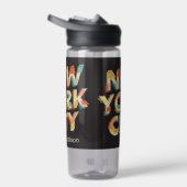 Aangepaste naam NYC Typografie Waterfles (Rechts)