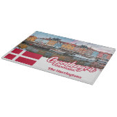 Aangepaste naam Nyhavn Kopenhagen Denemarken Snijplank (Hoek)