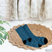 Aangepaste naam Ocean Blue Sokken